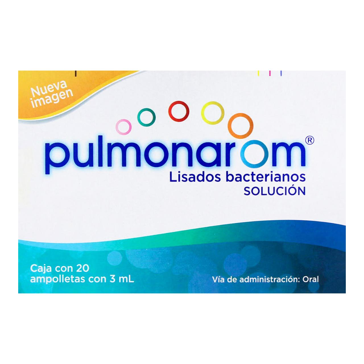 Pulmonarom Lisados Bacterianos 20 ampolletas 3 ml