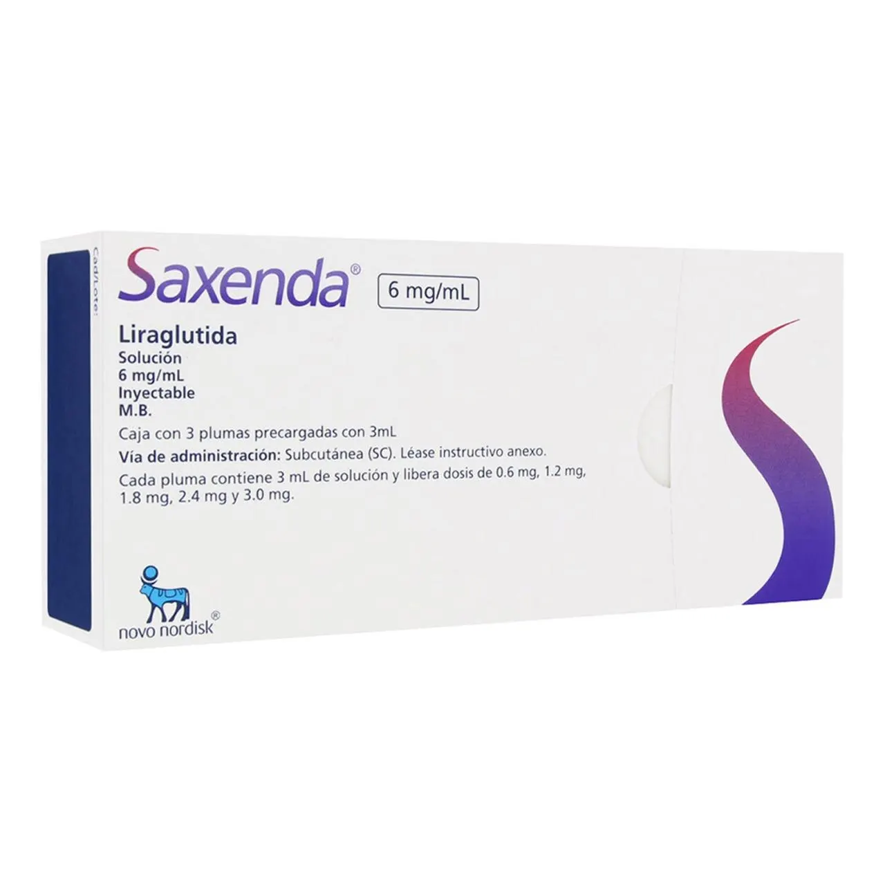 Saxenda 6 Mg Con 3 Plumas Precargadas