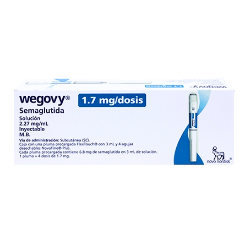Wegovy Flextouch 1.7 Mg 3 Ml Con 4 Agujas