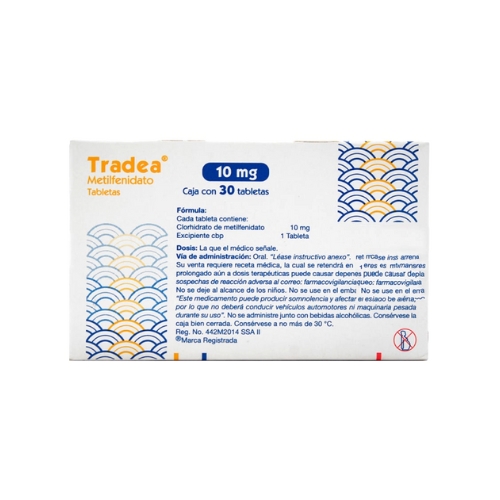 Tradea 10 Mg Con 30 Tabletas