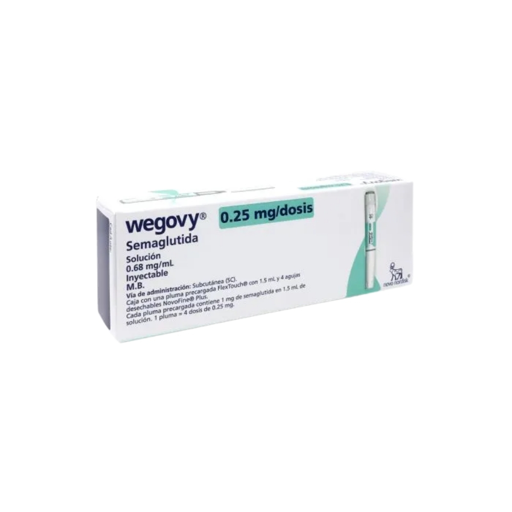 Wegovy Flextouch 0.25 Mg 1.5 Ml Con 4 Agujas