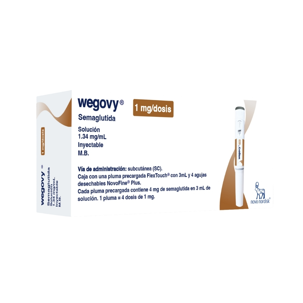 Wegovy 1.0 Mg Flextouch 3 Ml Con 4 Agujas