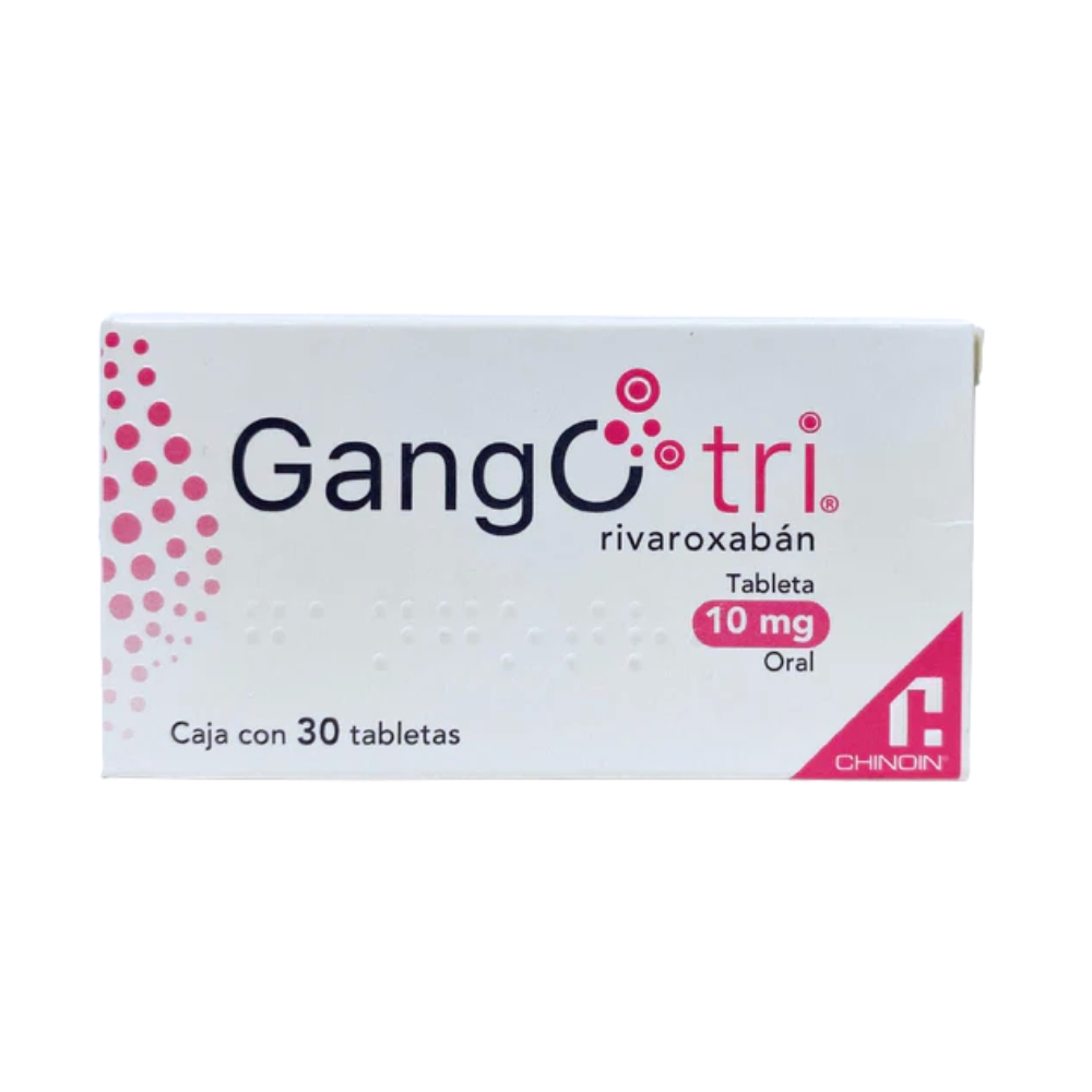 Gangotri Rivaroxabán 10Mg Con 30 Tabletas