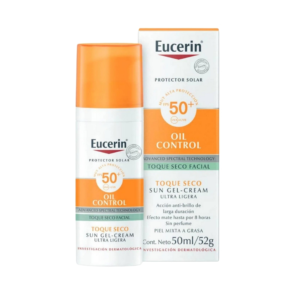 Eucerin Protector Solar Sun Oil Control Gel Cream Spf50 Con 50 Ml
