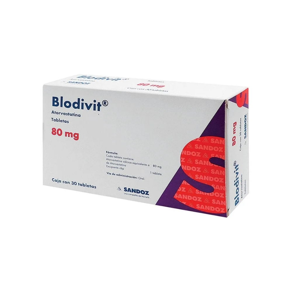 Blodivit 80 Mg Con 30 Tabletas