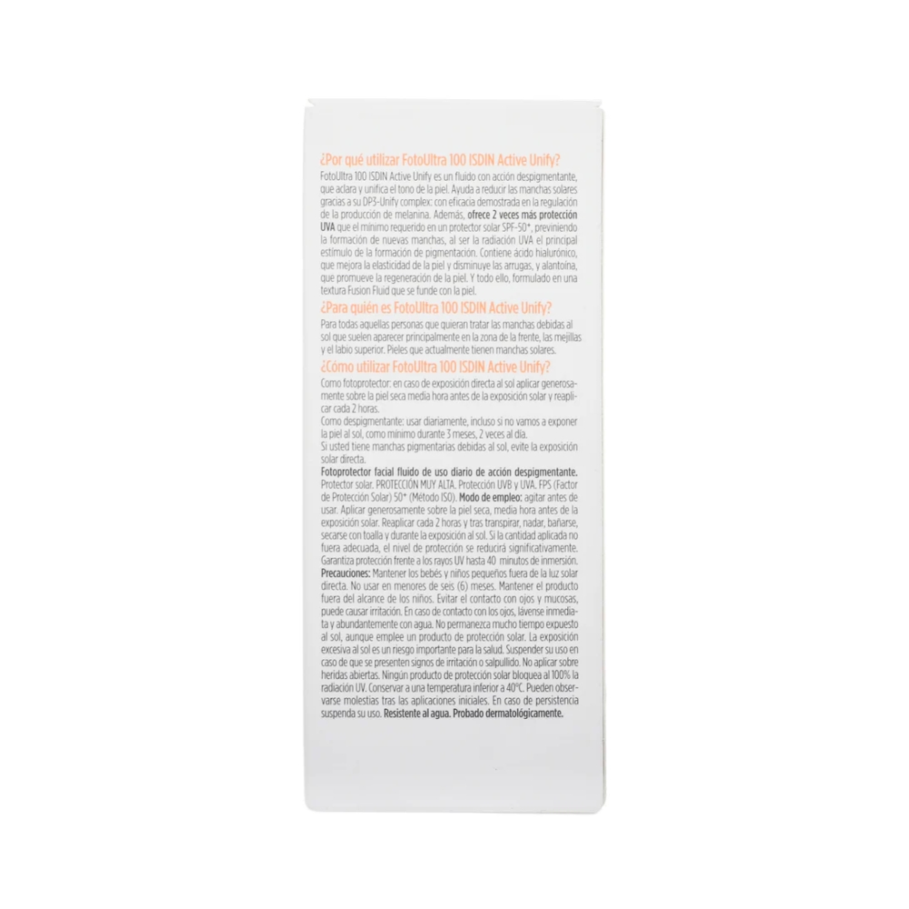 Isdin Fotoultra 100 Active Unify Fps50+ 50 Ml