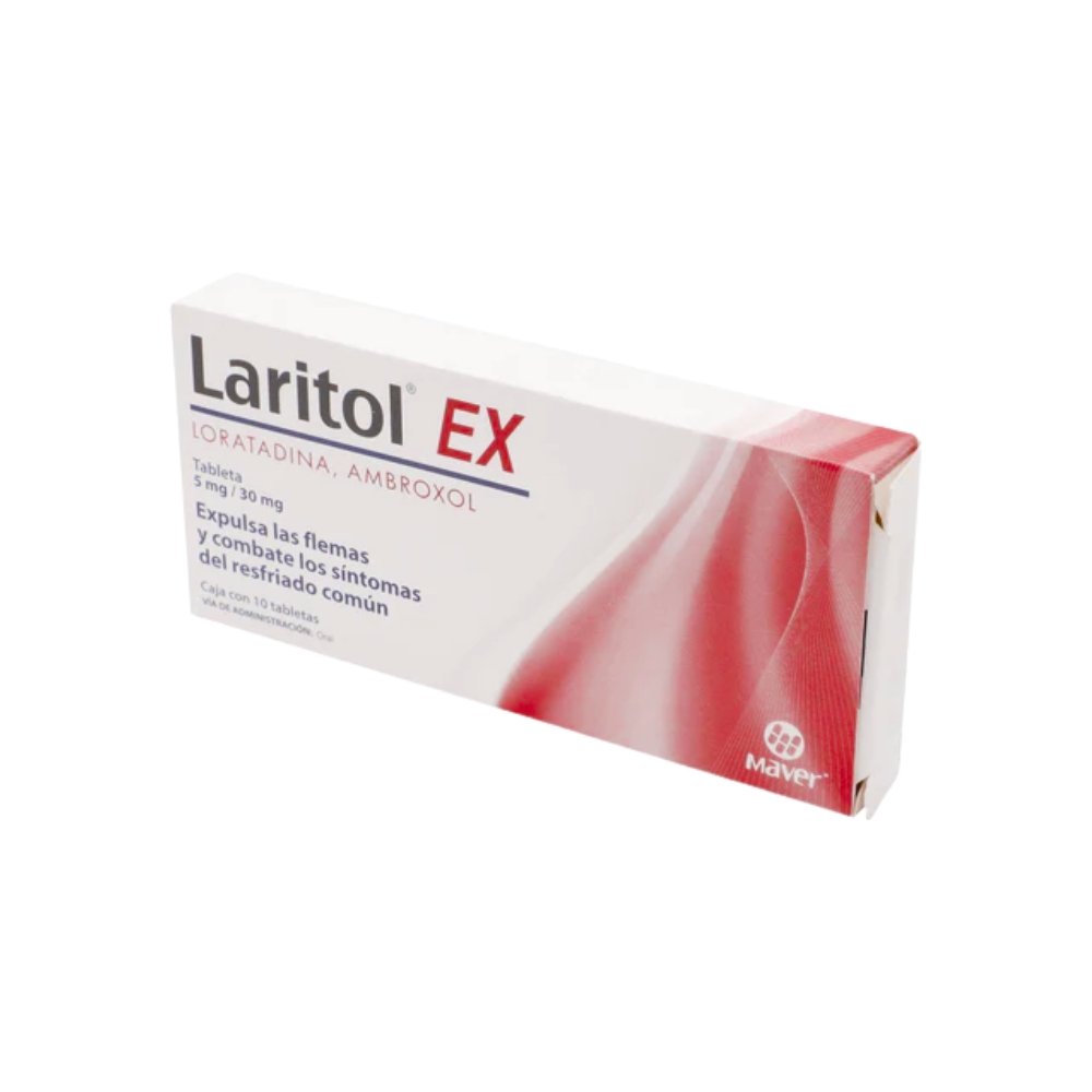 Laritol Ex 5/30 Mg Con 10 Tabletas