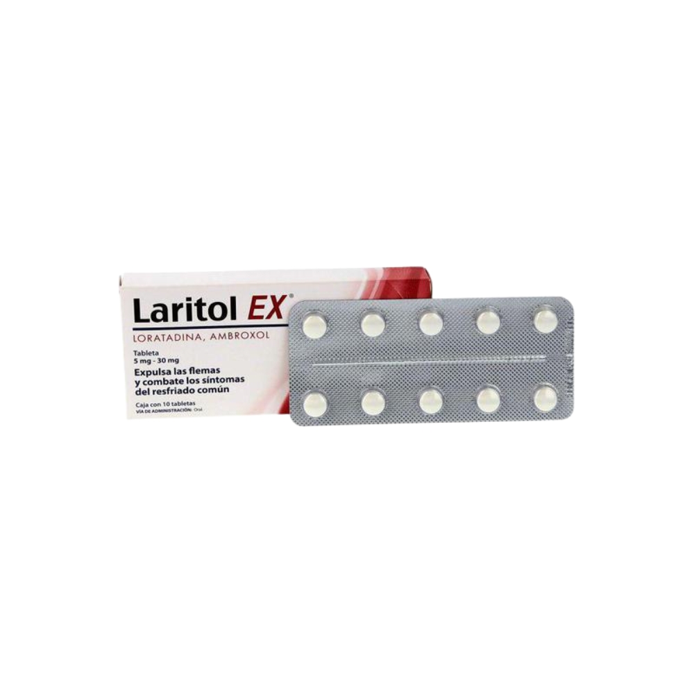 Laritol Ex 5/30 Mg Con 10 Tabletas