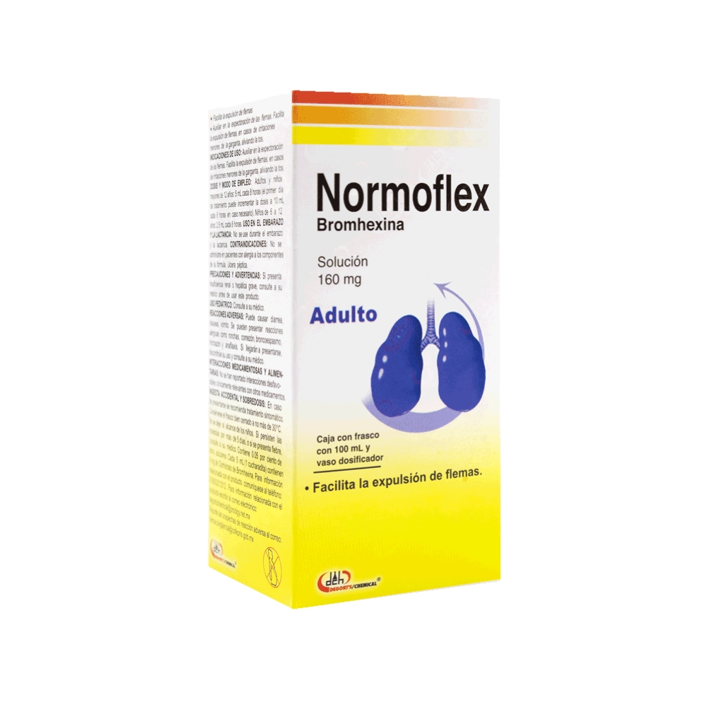 Normoflex 160 Mg Con 100 Ml De Solución