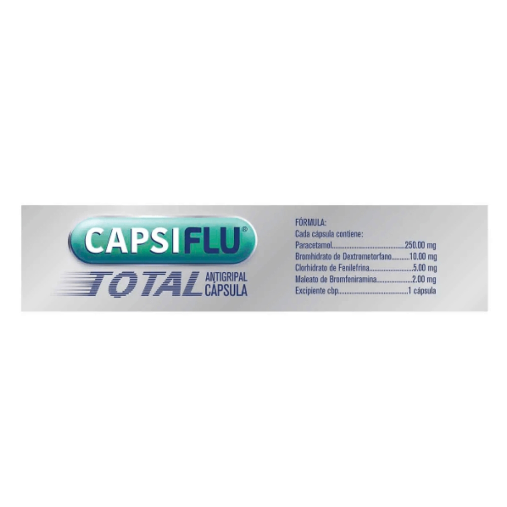 Capsiflu Total 20/10/5 Mg Con 12 Cápsulas
