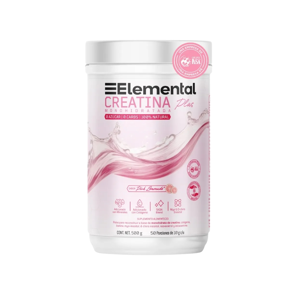 Creatina Plus Rosa Monohidratada Con 500 G