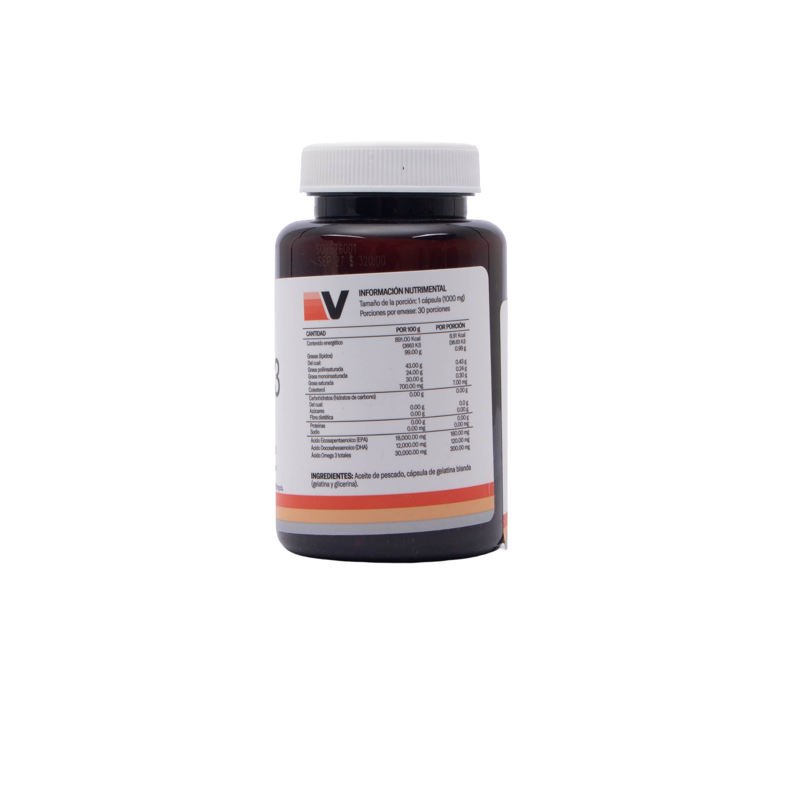Omega 3 1000 Mg Con 30 Cápsulas
