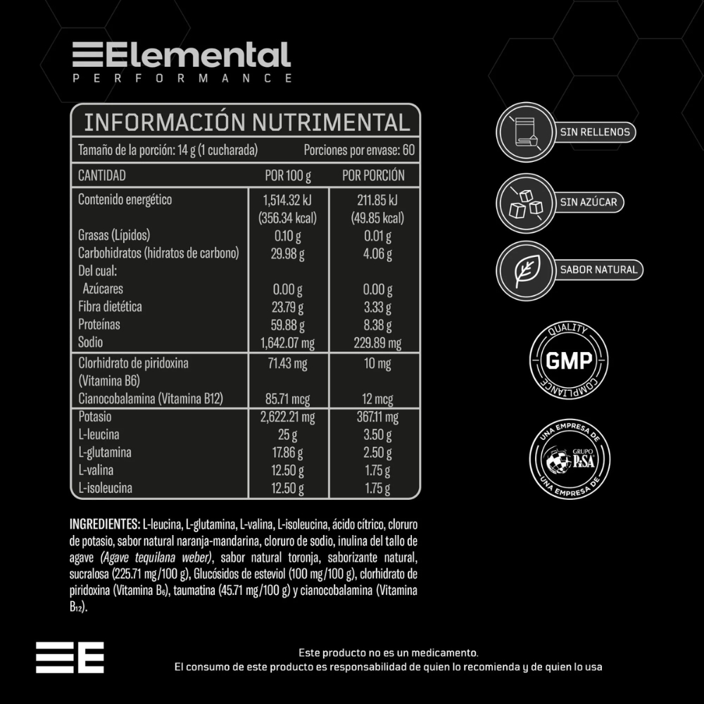 Bcaas Sabor Cítrico Con 420 G