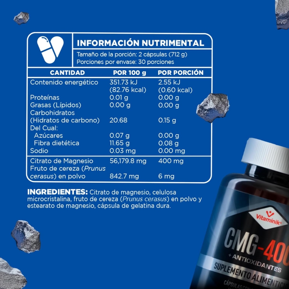 CMG-400 400 Mg Con 60 Cápsulas