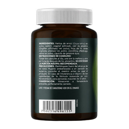 Carbo D-Tx 600 Mg Con 60 Cápsulas