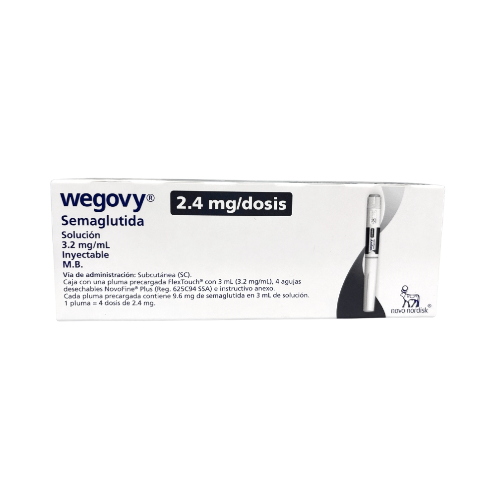Wegovy Flextouch 2.4 Mg 3 Ml Con 4 Agujas