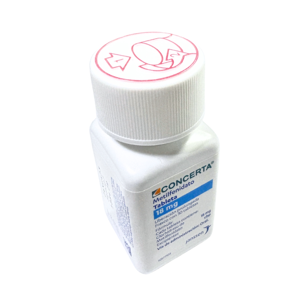 Concerta 18 Mg Con 30 Tabletas