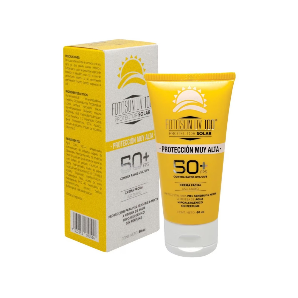 Fotosun Protector Solar Facial 50Fps Crema Con 60 Ml