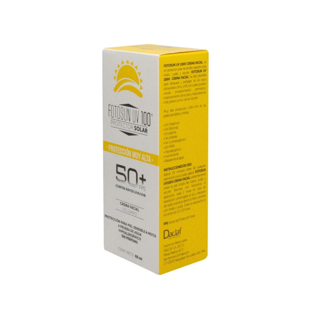 Fotosun Protector Solar Facial 50Fps Crema Con 60 Ml