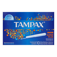 Tampax Super Plus Tampones Con 10 Unidades