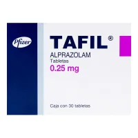 Tafil 0.25 Mg Con 30 Tabletas
