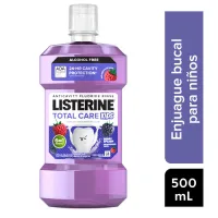 Listerine Cuidado Total Kids Berry Splash Con 500 Ml