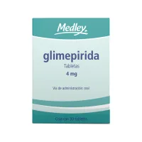 Glimepirida 4 Mg Con 30 Tabletas