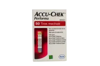 Accu-Chek Performa tiras reactivas 50 pzas