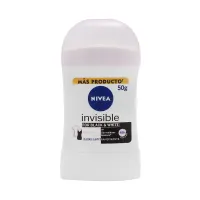 Nivea For Black&White Clear Invisible Barra 50 G