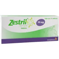 Zestril 10 Mg Con 14 Tabletas