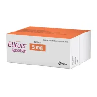 Elicuis Apixabán 5 Mg Con 100 Tabletas