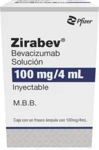 Zirabev 100 Mg Con Frasco Ámpula De 4 Ml