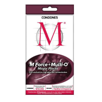 M Force Condones Con 3 Piezas