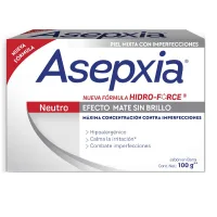 Asepxia Neutro Jabón En Barra Con 100 G