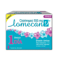 Lomecan V 500 Mg Con 1 Óvulo