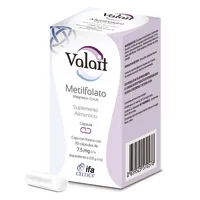 Valait 7.5 mg suplemento con metilfolato 30 cápsulas