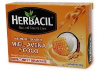 Herbacil Miel Avena Y Coco Jabón De Tocador En Barra De 100 G