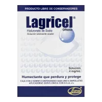 Lagricel 4 Mg Con 4 Sobres De 5 Ampolletas