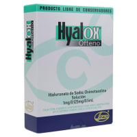 Hyalox Ofteno 1/0.125 Mg Solución Oftálmica Con 20 Ampolletas