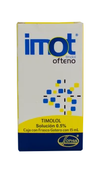 Imot Ofteno 0.5% Solución Oftálmica Gotas 15 Ml