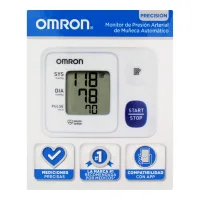Monitor de presión arterial Omron HEM-6127 para muñeca con 1 pieza