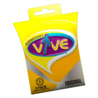 Vive Condones Originales Con 3 Piezas