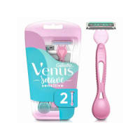 Gillette Venus Suave Sensitive Rastrillo Para Afeitar Desechable Con 2 Piezas