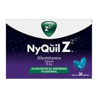 Nyquilz 25.0 Mg Con 30 Cápsulas