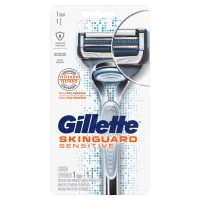 Gillette Skinguard Sensitive Rastrillo Recargable Con 1 Cartucho Para Afeitar