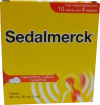 Sedalmerck 500/50/5 Mg Con 40 Tabletas