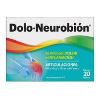 Dolo-Neurobion 50/50/50/0.25 Mg Con 20 Tabletas