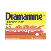 Dramamine 50 Mg Con 24 Tabletas
