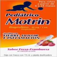Motrin Pediátrico 40 Mg/1 Ml Suspensión Con 15 Ml