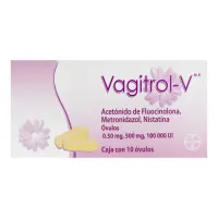 Vagitrol-V 0.50/500 Mg/100000 Ui Con 10 Óvulos